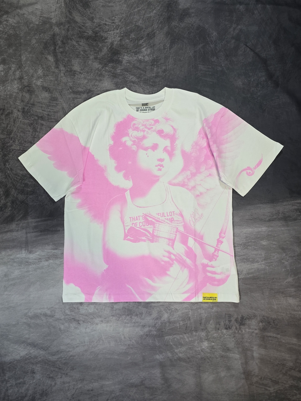 That’s A Awful Lot Of Cough Syrup Pink Angel Graphic Tee